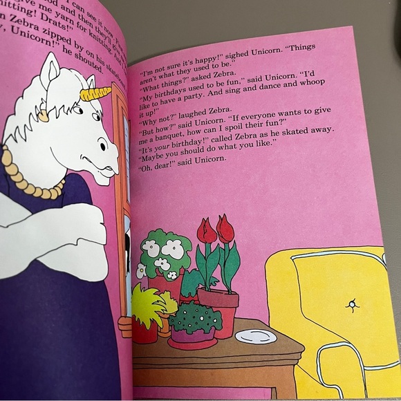 Sweet Pickle Series Happy Birthday Unicorn Book Vintage 1970s - Picture 3 of 7